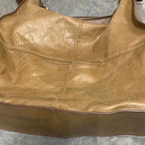 HOBO Gold Leather Hobo Bag - Picture 7 of 9